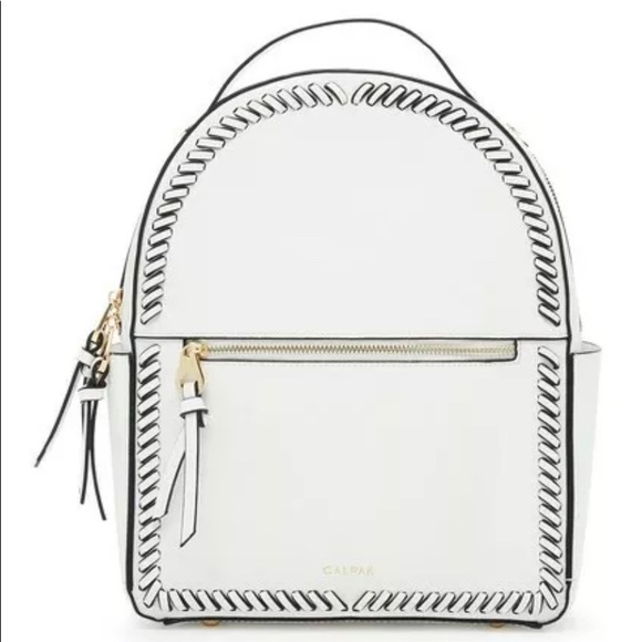 cal pak Handbags - Cal Pak Ivory White Backpack Purse